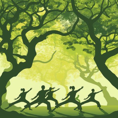 Bild Qi-Gong im Park
